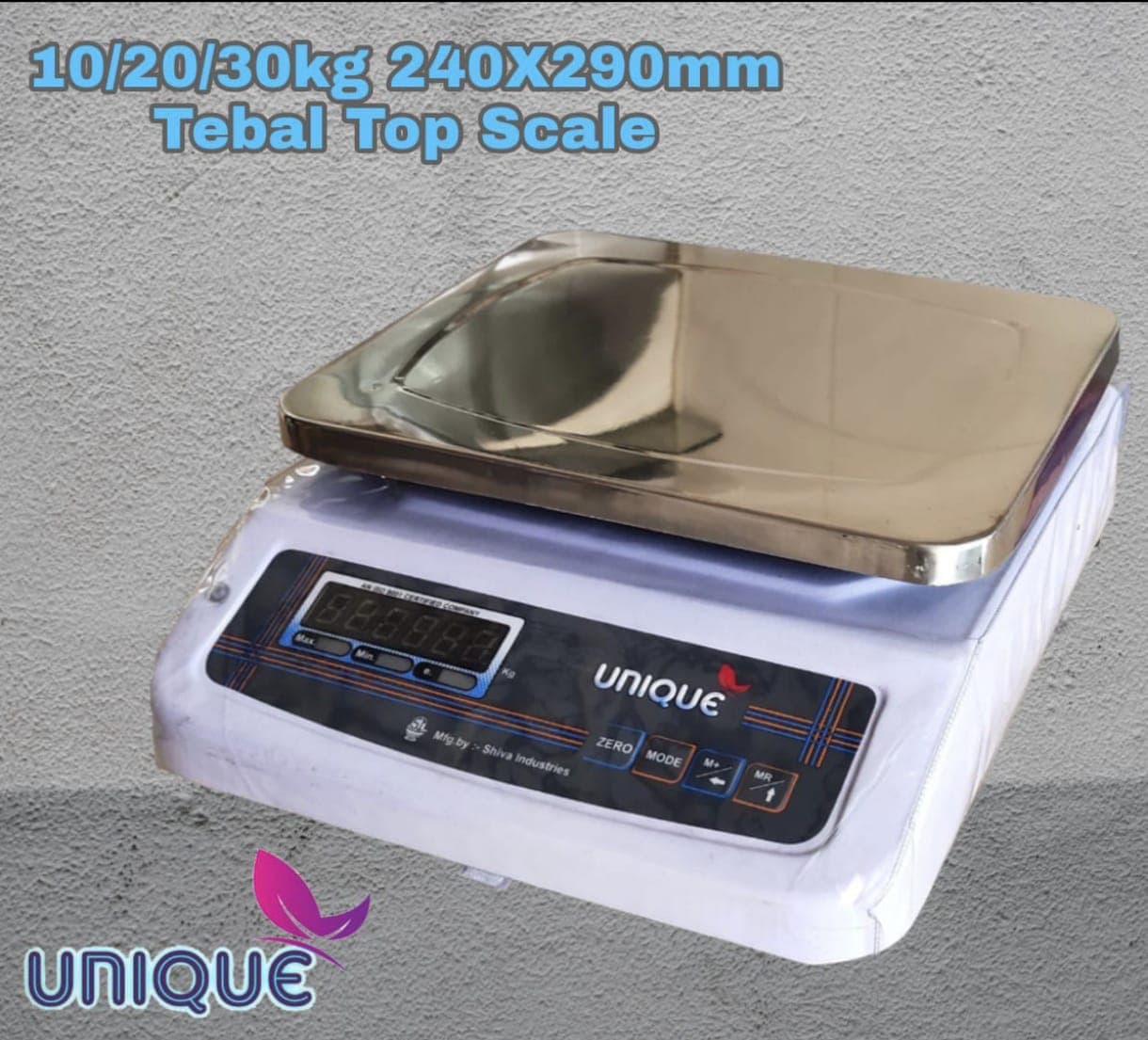 Table Top Scale 30 kg — UNIQUE