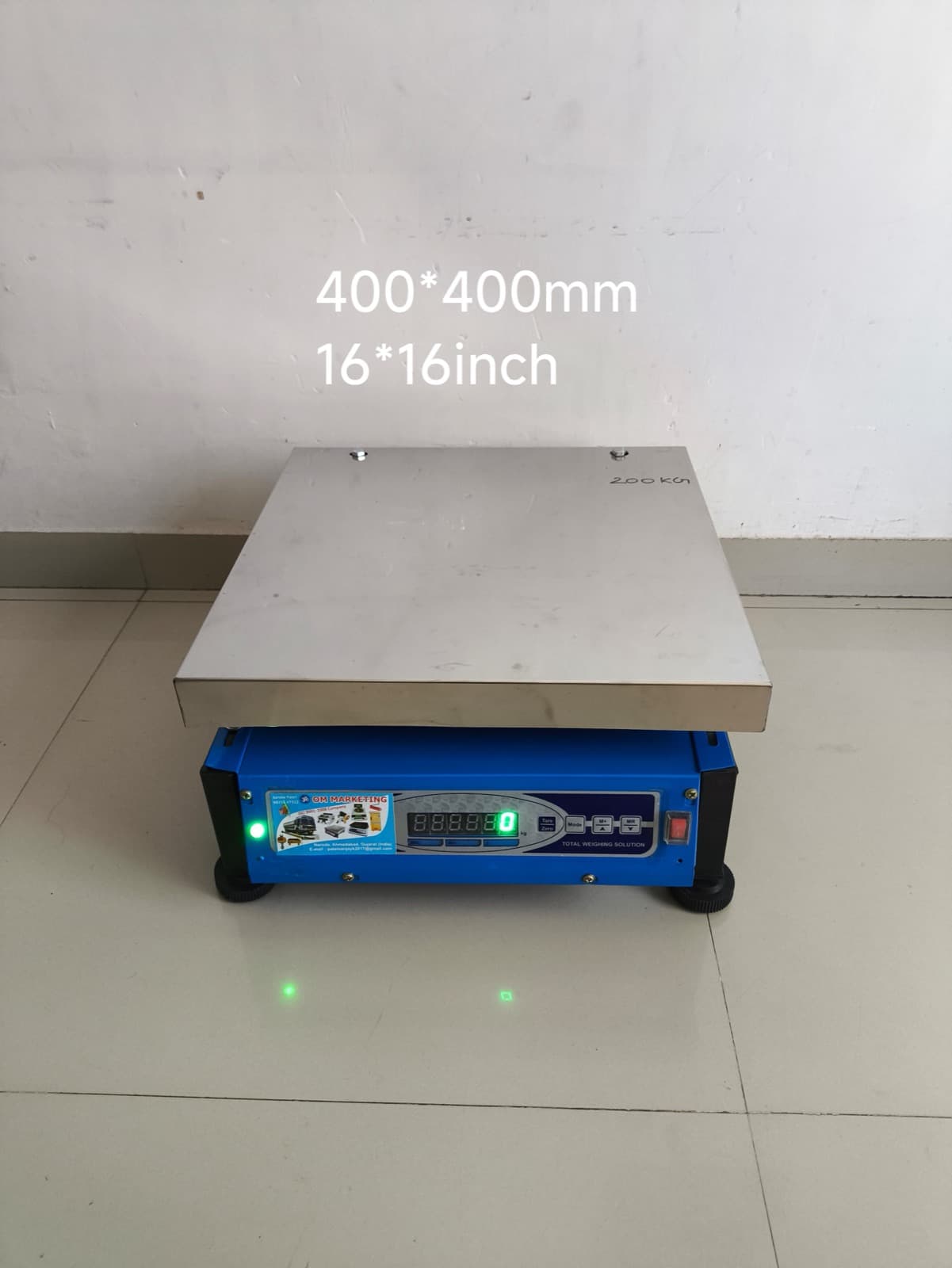 Platform Scale 400×400 mm — Chicken Type